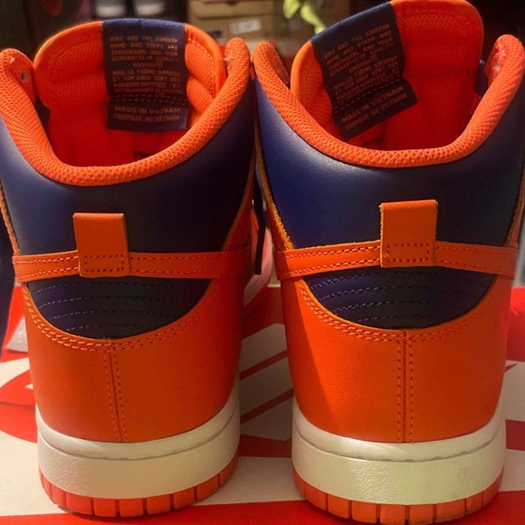 Nike Dunk High-“Knicks”- Clean-size 9m-original box-No star fading-No heel drag - Picture 14 of 16